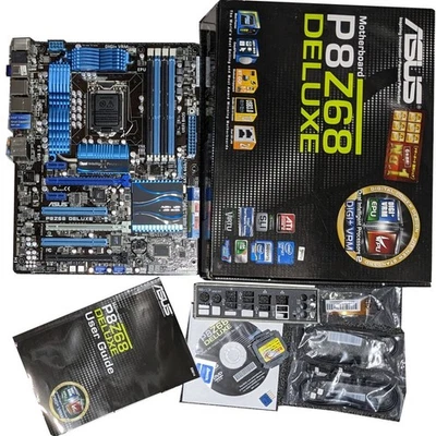 ASUS P8Z68 Deluxe LGA1155 carte mère USB3.0 broche de réparation testée - Photo 1/4