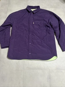 Levi’s Gold Tab Snap Button Puffer Jacket - Purple - Men's Size M - Picture 1 of 6