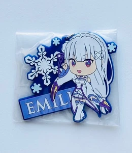 Re:Zero Emilia Correa de Goma Llavero Dije Anime Japón Auténtico - Imagen 1 de 3