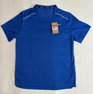 Camisa para correr Nike Dri-FIT Miler manga corta azul real talla grande AJ7565-480 - Imagen 1 de 3
