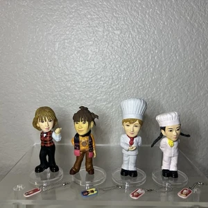 Lotto giocattoli in vinile minifigure MORNING MUSUME J-Pop Trading (4) Hitomi Mari Risa - Foto 1 di 14