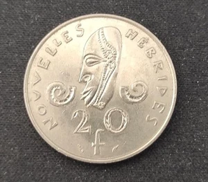 New Hebrides 20 Franc coin 1975 only 150,000 copies! - Picture 1 of 2