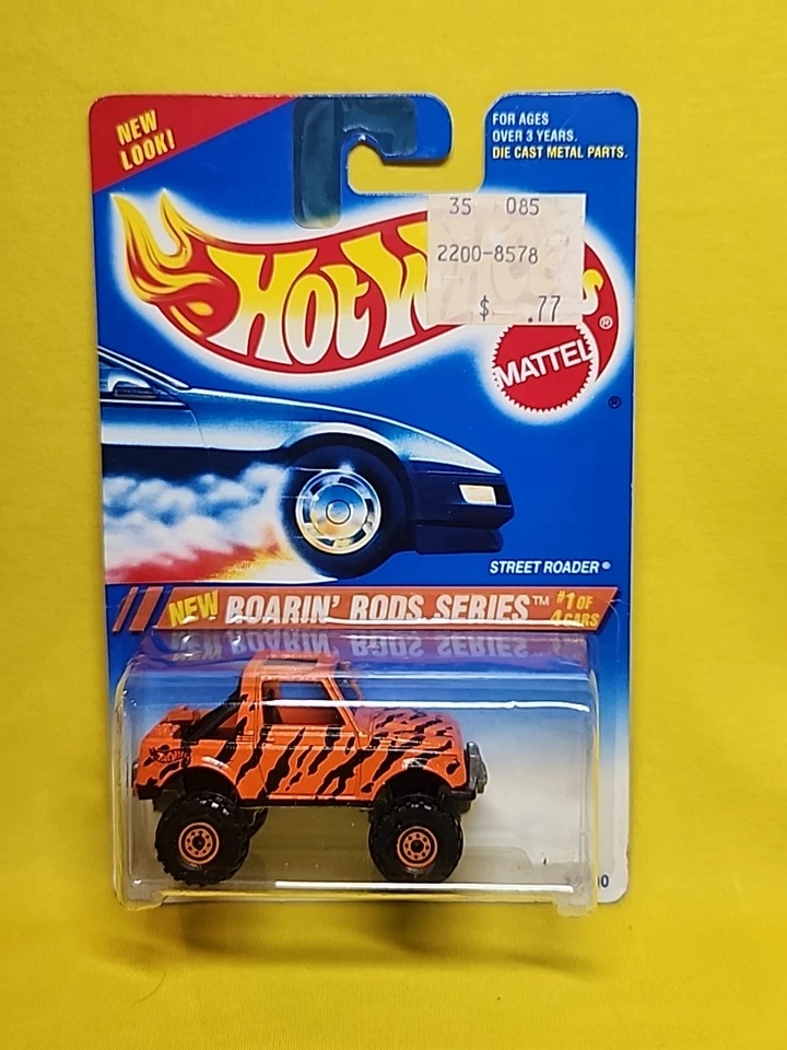 1994 Hot Wheels Street Roader Jeep Orange Black Roarin Rods Series #303 B94