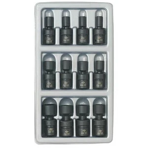 Sunex Tools 1814 12 Piece 1/4 Inch Drive Universal Swivel Socket Set 5-15mm - Picture 1 of 1