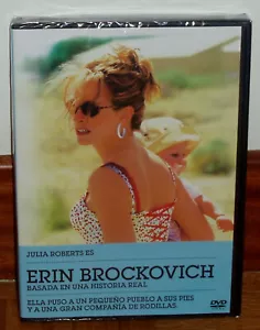 Erin Brockovich DVD New Sealed Drama Julia Roberts (Sleeveless Open) R2 - Picture 1 of 1