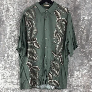 Campia Moda Sz XL Hawaiian Tropical Print Short Sleeve Button Up Shirt Lightweig - Picture 1 of 9