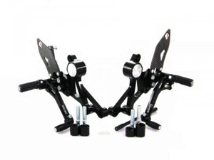 Adjustable Rearset Black-black Ducabike For Ducati Monster 1100 2009 > 2010 - Picture 1 of 1