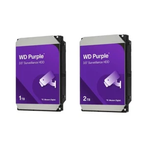 WD (1TB/2TB) Purple Surveillance Internal Hard Drive HDD SATA 6 Gb/s 64 MB - Picture 1 of 3