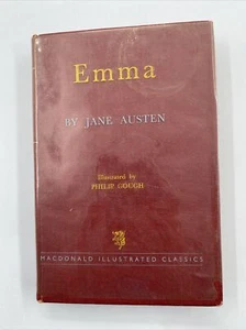 Emma By Jane Austen 1948 Hardcover With Clear Plastic Dust Jacket. - Picture 1 of 8
