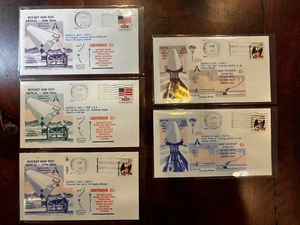 Space Shuttle 1978 Rocket Sled Nosecap Eject SRB SPACE VOYAGE 5 Covers Complete - Bild 1 von 1