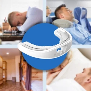 Boquilla para dejar de roncar protector bucal para dormir protector de apnea ayuda anti ronquidos dispositivo de soporte bucal - Imagen 1 de 15