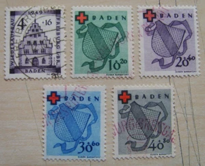 ZONA FRANCESA Baden lote / colección todo comprobado BPP sellado - Imagen 1 de 1