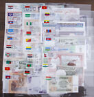 Lots 52 Pcs Different World Banknotes Paper Money Foreign UNC Collection Gift