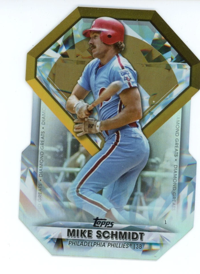 2022 Topps  Diamond Greats Die-Cuts MIKE SCHMIDT #DGDC-22 PHILADELPHIA PHILLIES - Image 1 of 1