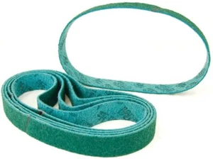 40A FINE Pack of 5 Nylon Sanding Belts Made with 3M™ Scotch-Brite™ BLUEROCK - Picture 1 of 2