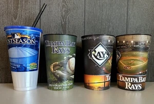 Tampa Bay Rays Stadium Collector Series Lot 4 Cups 2010 Postseason Tropicana - Picture 1 of 1