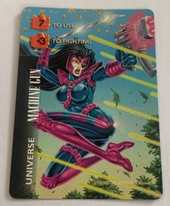 1995 Fleer Marvel OverPower Universe Domino - Machine Gun Card - Game Card - Picture 1 of 1