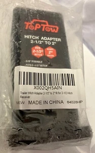 TOPTOW~64028HP, Trailer Hitch Adapter 2-1/2" to 2" - NEW - Picture 1 of 3