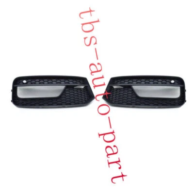 ABS LH&RH Side Front Bumper Fog light Cover Fit For Audi A1 8X 2016-2018 - Imagem 1 de 4
