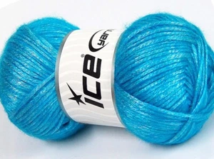 4-Skein Lot Universe Color Yarn medium Wool turquoise - Picture 1 of 4