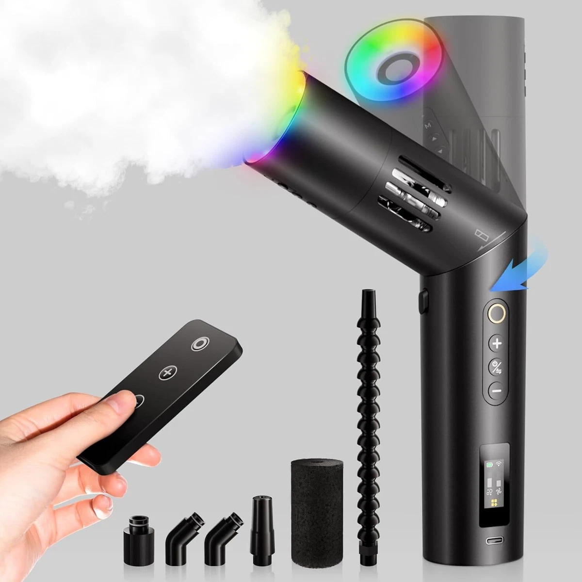 Máquina De Humo Y Niebla Con Control Remoto, Lanzador De Humo Con Luz