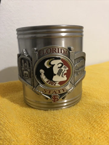 Florida State Seminoles Insulated Stainless Steel Can Holder Cooler Coozie Coozy Cover