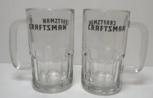 De colección Sears CRAFTSMAN Herramientas Vidrio Cerveza Piedra Taza Ancla Enganche EE. UU.! Juego de 2 - Imagen 1 de 3