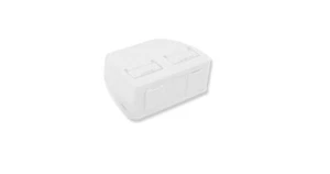 Primex 125-0963 RJ12 Cat5e, Cat6 2 Port Surface Wall Mount Jack - Picture 1 of 3