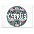 Art Print Poster Cyprus Tropical Flamingos Exotic Travel #58932