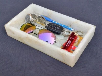 Bandeja de queso de cuarzo - Plato de tablero de piedras preciosas Cuarzo Ágata Tablero de queso Bandeja Arte Foto 1 de 4