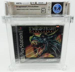 Playstation 1 *Dragonheart: Fire & Steel* PS1 New / Sealed / WATA 9.4 A+ no VGA - Picture 1 of 9