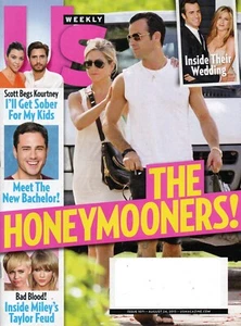 US WEEKLY Aug. 24 2015 Jennifer Aniston Justin Theroux Miley Cyrus Taylor Swift - Picture 1 of 3