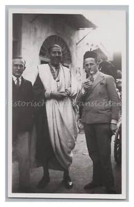 Tunis / Tunesien 1932 - 3 Männer - Mode - Altes Foto 1930er - Picture 1 of 2