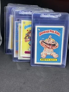85 Topps Garbage Pail Kids 2ND Serie 2 GPK MESSY TESSIE **MATE** Juego completo - Imagen 1 de 6