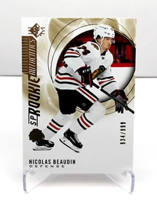 2020-21 Upper Deck SP GOLD Rookie Authentics Card #133 Nicolas Beaudin 934/999 - Picture 1 of 1