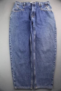 Jeans Zena donna vintage a vita alta conici taglia 18W (35x27) - Foto 1 di 8