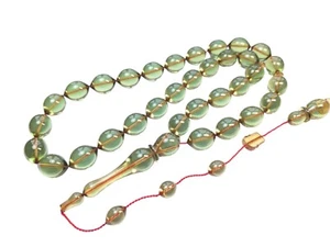 XLCollector Lujo Verde Catalina Cuentas de Oración Tasbih Koleksiyonluk Tesbih 226 - Imagen 1 de 8