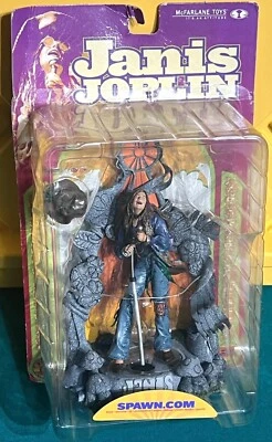 Juguetes McFarlane Janis Joplin con base estilo años 60 del año 2000 serie Spawn Foto 1 de 4