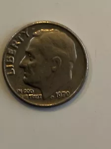 Moneda de un centavo 1970 Estados Unidos de América doble troquel reverso - Imagen 1 de 2