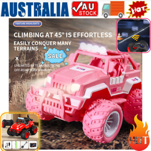 Remote control Barbie pink electric off-road remote control toy car gift AU