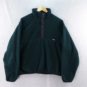 Sudadera Pullover de Colección Woolrich Para Mujer L Exterior Verde Polar Cuello a Presión - Imagen 1 de 6