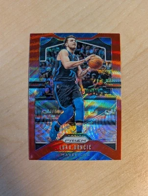 Prizm Luka Doncic Prizms Ruby Wave #75 Mavericks 2019-20 Foto 1 de 2