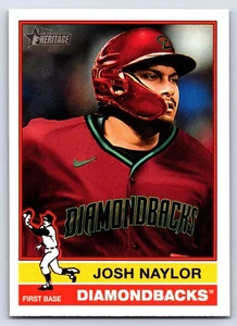 Carte de baseball Josh Naylor 2025 Topps Heritage #49 Arizona Diamondbacks - Photo 1/2