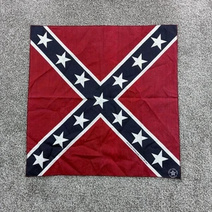 Vintage Biker Bandana Confederate Rebel Themed Handkerchief Scarf Motorcycle - Picture 1 of 4