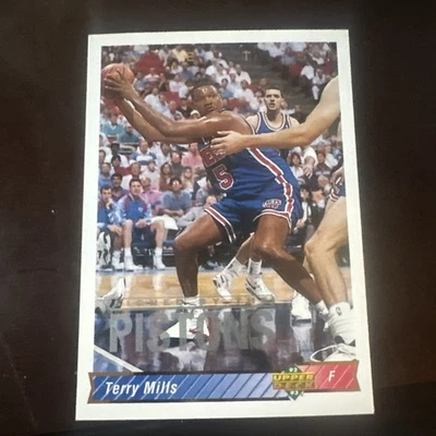 1992-93 Upper Deck - Terry Mills #292 - Image 1 of 2