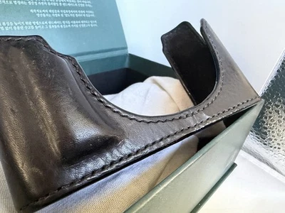 Arte Di Mano Estojo de Couro Preto Minerva Para Leica M10 Com Recorte de Bateria - Imagem 1 de 4