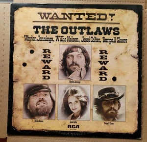 The Outlaws Wanted LP RCA 1976 APL1-1321 Waylon Jennings Willie Nelson, Colter - Picture 1 of 2