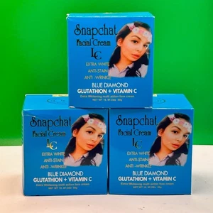 ORIGINAL SNAPCHAT BLUE DIAMOND EXTRA WHITENING GLUTATHIONE FACE CREAM 50g X1 - Imagen 1 de 1