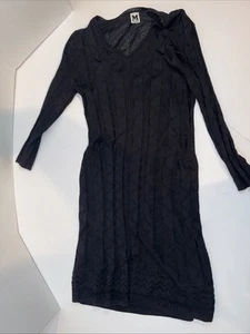 Missoni Women’s Long Sleeve Dress Size Medium Color Black Size 48 - Picture 1 of 9