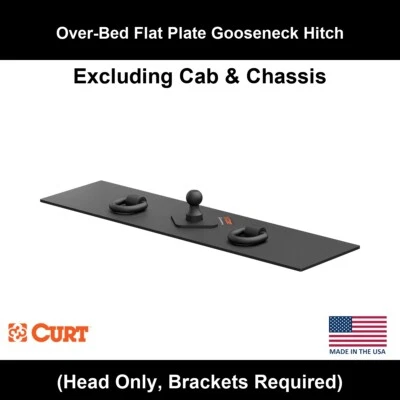 Enganche de cuello de cisne CURT para GMC Sierra 3500 HD 2007-2019 (excluye cabina y chasis) Foto 1 de 4